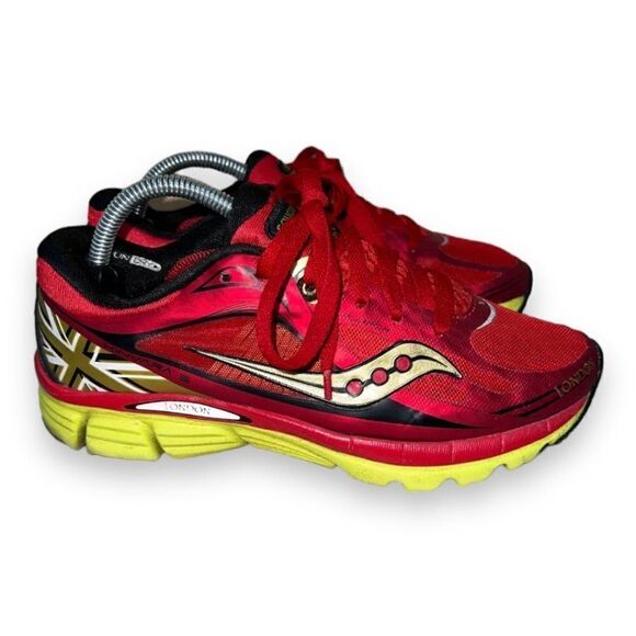 Saucony Kinvara 5 London Red/Gold/Yellow S10254-11 Women's 6 - Picture 3 of 10